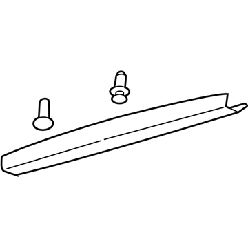 Lincoln KL1Z-78424B36-AC Upper Gate Trim