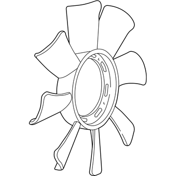 Ford E5TZ-8600-A Fan Blade