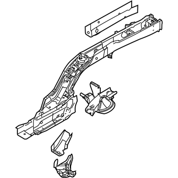 Ford 5L8Z-7810124-BA Rail Assembly