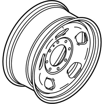 Ford BC3Z-1015-D Wheel, Steel