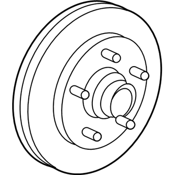 Ford Expedition Brake Disc - XL1Z-1125-AA