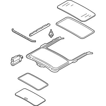 Ford 9S4Z-54502A82-AA Sunroof Assembly