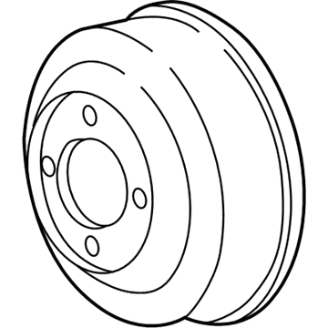 Ford XL3Z-8509-A Pulley