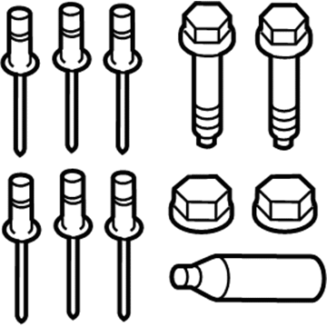 Lincoln 6E5Z-5019-A Engine Cradle Repair Kit