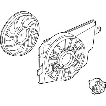 Ford 3R3Z-8C607-A Fan Assembly