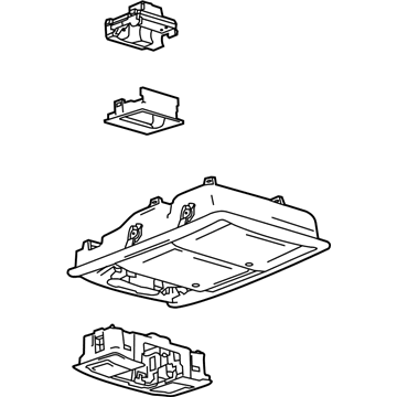 Ford 9L3Z-18519A70-CC Overhead Console