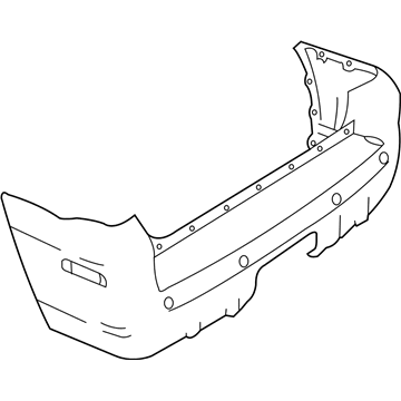 Mercury 1L2Z-17K835-YB Bumper Cover