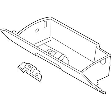 2005 Ford Five Hundred Glove Box - 5F9Z-74060T10-AAB