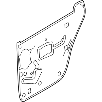 Mercury 6L2Z-7827458-A Water Shield