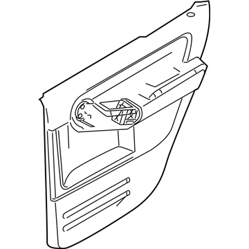 Mercury 6L9Z-7827406-CAA Door Trim Panel