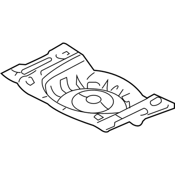 Mercury 6E5Z-5411215-AA Rear Floor Pan