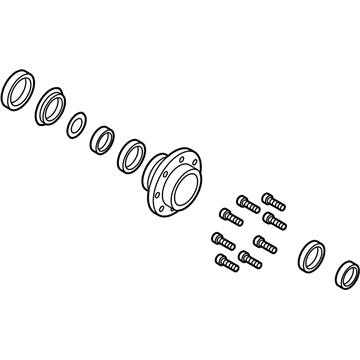 Ford HC3Z-1109-F Rear Hub