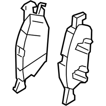 2016 Lincoln MKX Brake Pads - F2GZ-2001-P