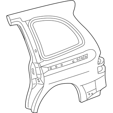 Mercury 5F2Z-17279D46-AA Side Panel