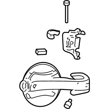 Mercury Fuel Door - XF2Z-16405A26-AA