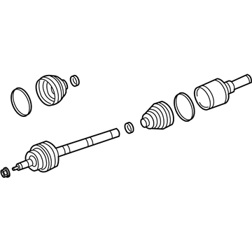 Lincoln AL1Z-3A427-B Axle Assembly