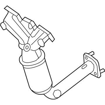 Mercury 7E5Z-5G232-AA Manifold W/Converter