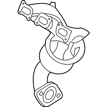 Mercury 7E5Z-5G232-AB Manifold W/Converter