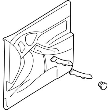 Ford 5S4Z-5423942-ABC Door Trim Panel