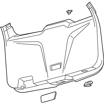 Ford BB5Z-7846404-AA Lower Trim Panel