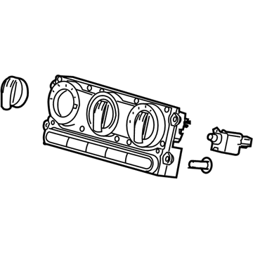 Lincoln 7L3Z-19980-C Dash Control Unit