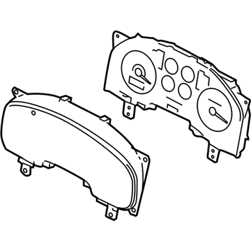 Ford 5L3Z-10849-AB Instrument Cluster