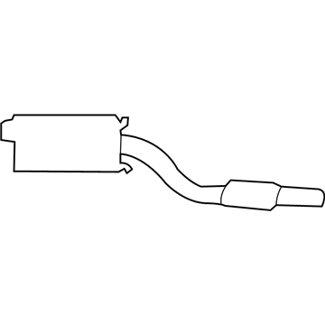 Mercury 4W3Z-5230-BA Muffler