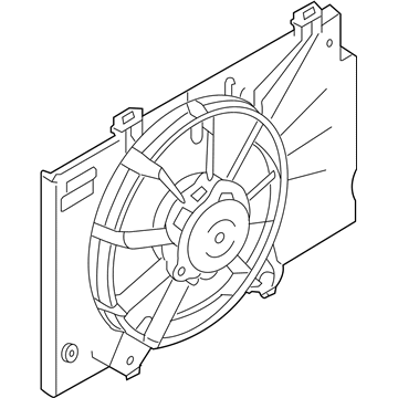 2016 Ford Fiesta Fan Blade - 8V5Z-8C607-C