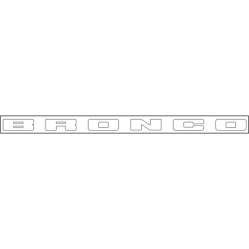 2021 Ford Bronco Sport Emblem - M1PZ-9942528-A