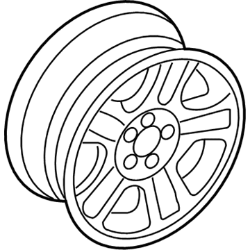 Ford 6L2Z-1015-A Wheel, Steel