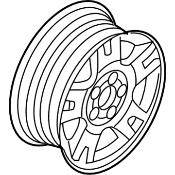 Ford 6L2Z-1007-BD Wheel, Alloy