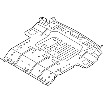 Ford JL1Z-4011215-B Rear Floor Pan