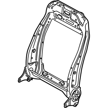 Lincoln CJ5Z-7861019-A Seat Back Frame