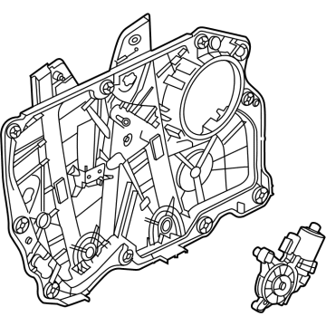 Ford LJ8Z-5823200-B Regulator Assembly