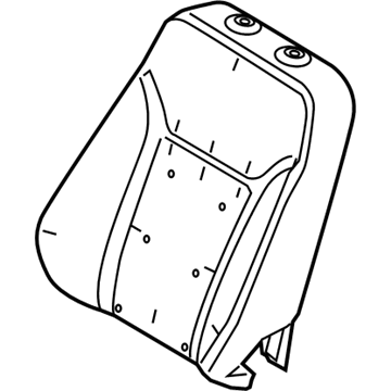 Ford D2BZ-5464811-A Seat Back Pad