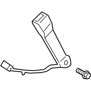 Ford JL7Z-7861202-AX SEAT BELT ASY