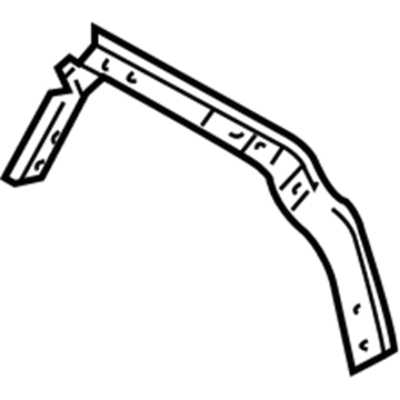 Lincoln 7L1Z-78042C74-A Reinforcement Beam Lower Bracket