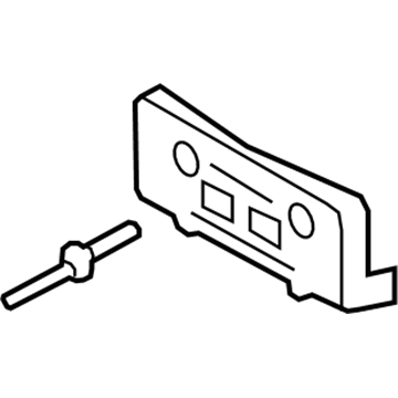 Lincoln AH6Z-17A385-AA License Bracket