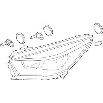 Ford LJ6Z-13008-A Headlamp Assembly