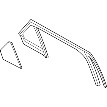 2022 Lincoln Aviator Window Run - LC5Z-7825766-B