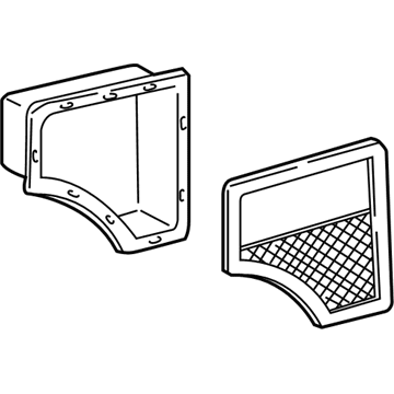 Ford XL2Z7831500AAA Compartment Box