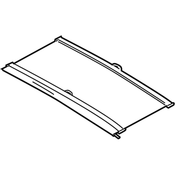 Ford 8A8Z-74519A02-BA Sunshade