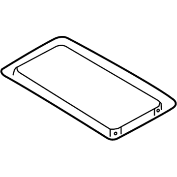 Mercury 5L8Z-7850054-AA Sunroof Glass