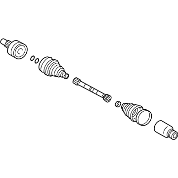 Ford 5L8Z-3A428-DB Axle Assembly