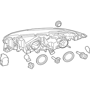 Ford DT1Z-13008-P Headlamp Assembly