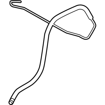 Ford 9T1Z-3A713-B Lower Return Hose