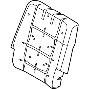 Ford BB5Z-7866800-D Pad - Rear Seat Back