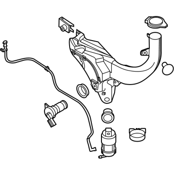 Ford ML3Z-17618-C Washer Reservoir