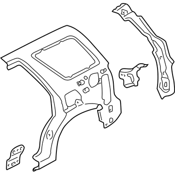 Ford YL8Z-7827864-DA Inner Panel Assembly