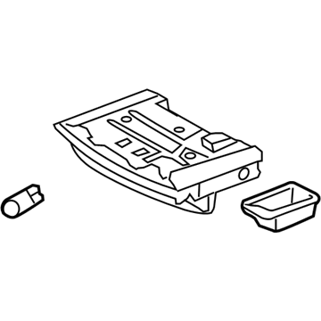 Ford 8W7Z-5404810-AA Ash Receptacle And Housing Assembly